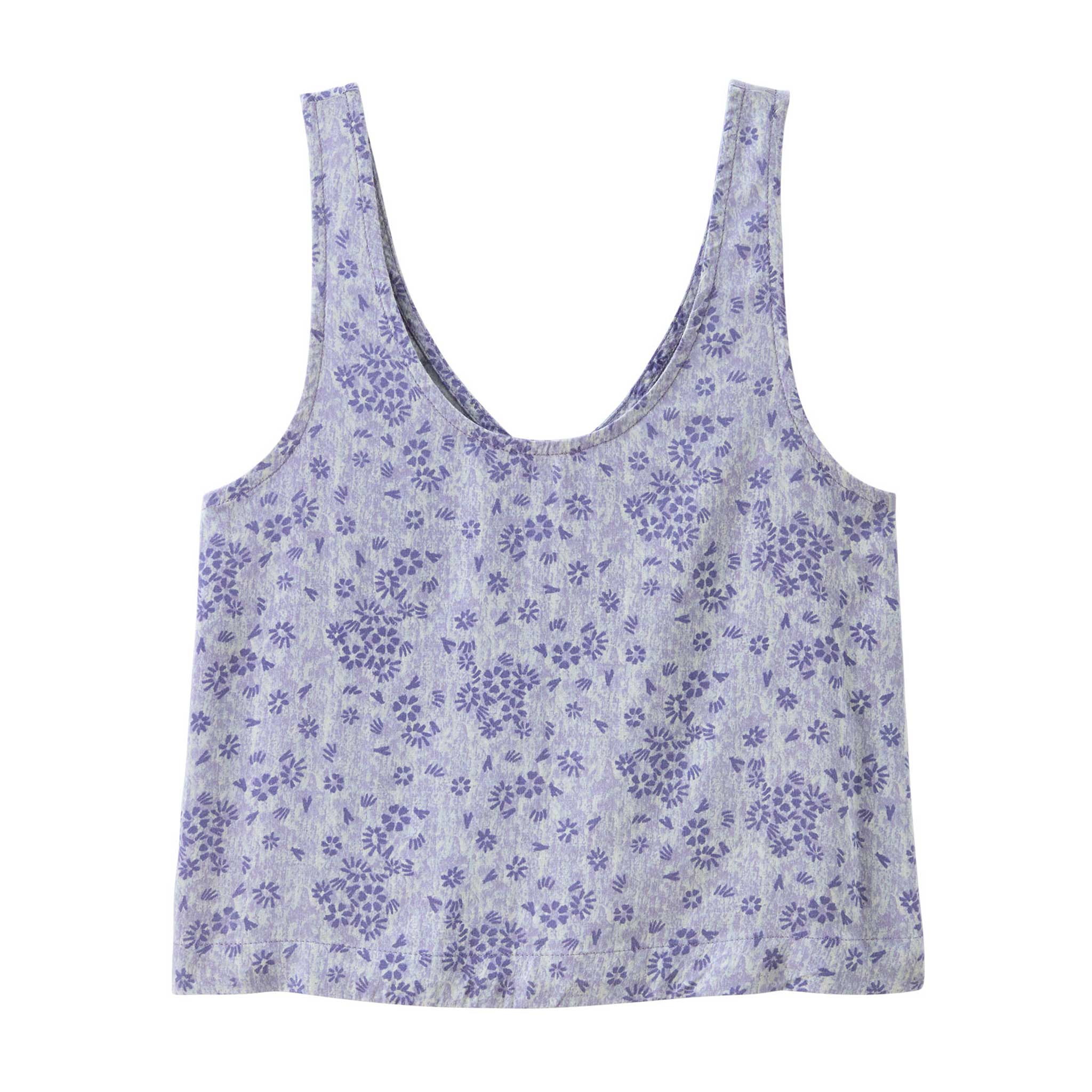 brandy melville lavender flower shirt Patagonia Garden Island Top