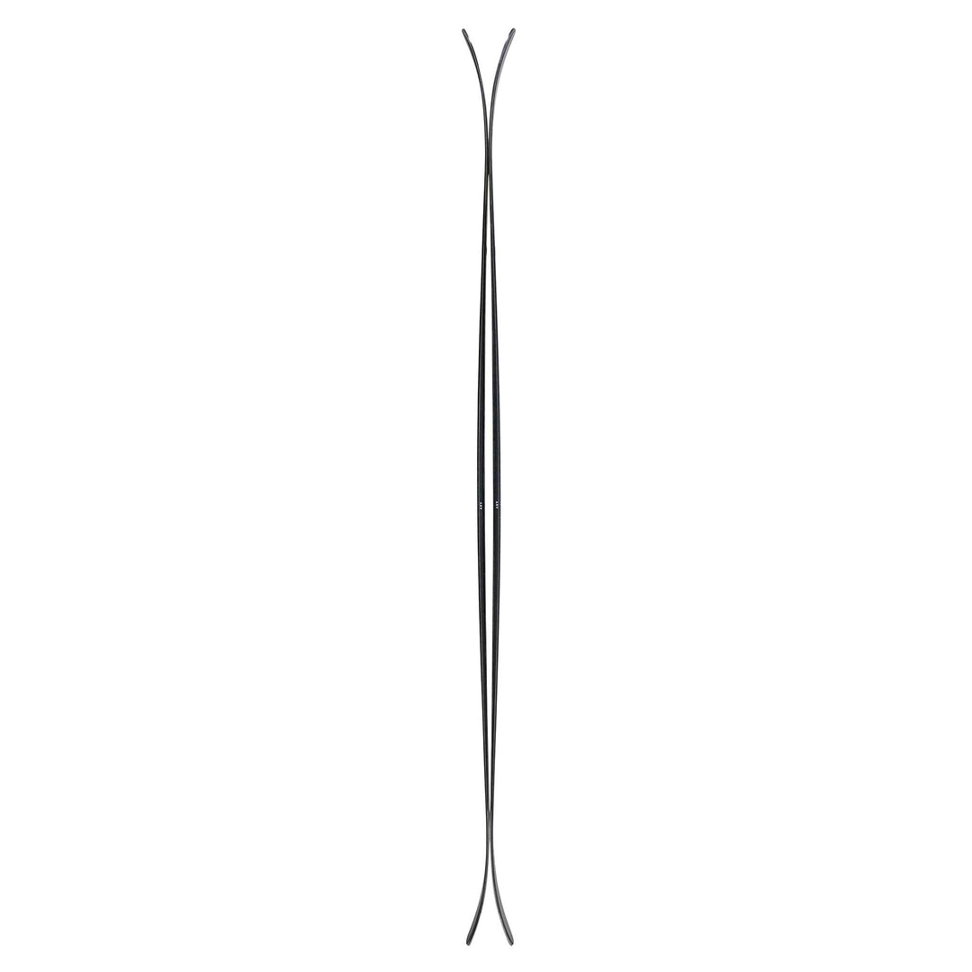 Armada ARV 100 Skis on their side to show the profile.