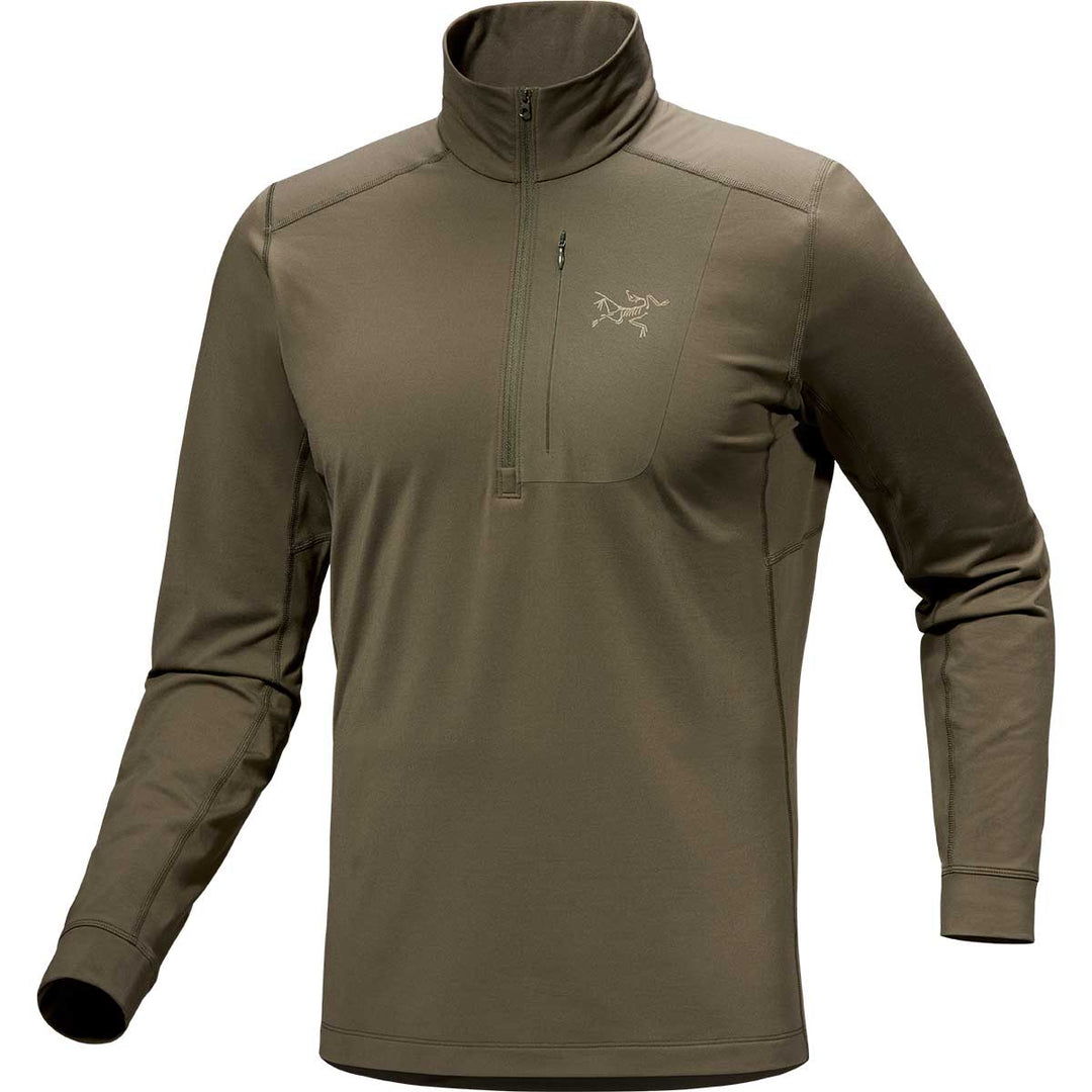 Arcteryx Rho LT Zip Neck Top Men's in Tatsu