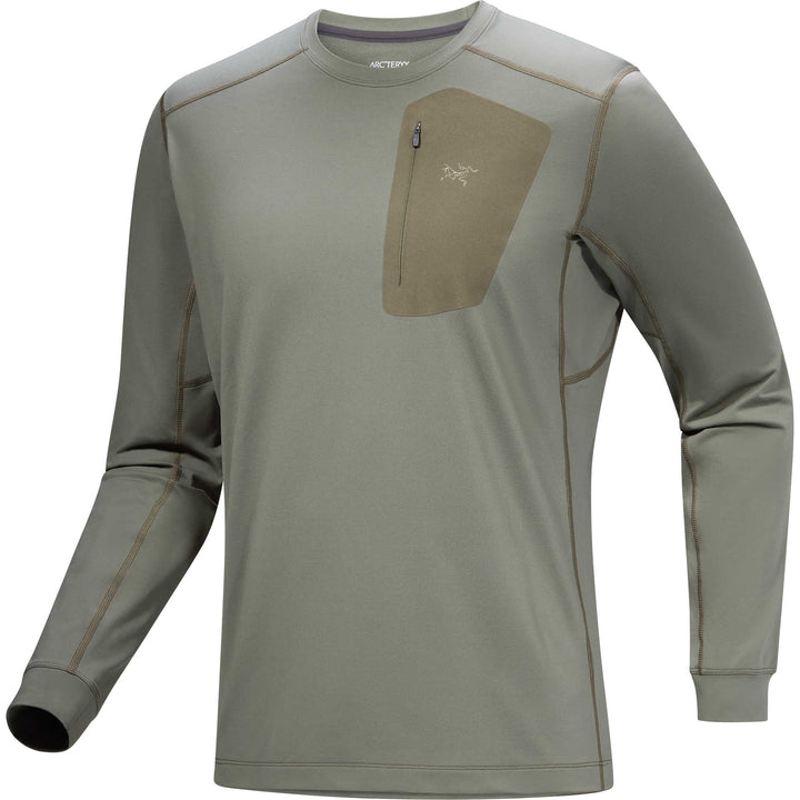 Arcteryx Rho LT Crew Neck Top - Men's in Forage Tatsu