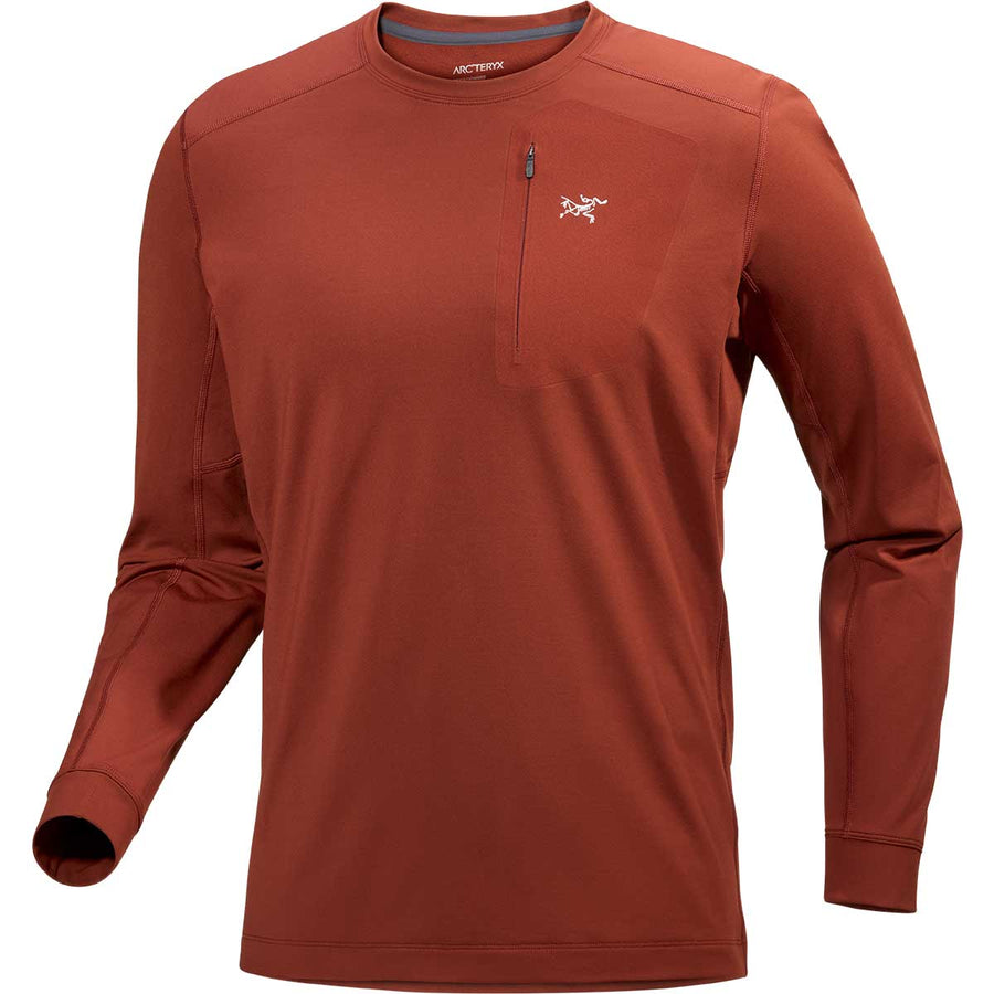Arcteryx Rho LT Crew Neck Top Men's in Sequoia