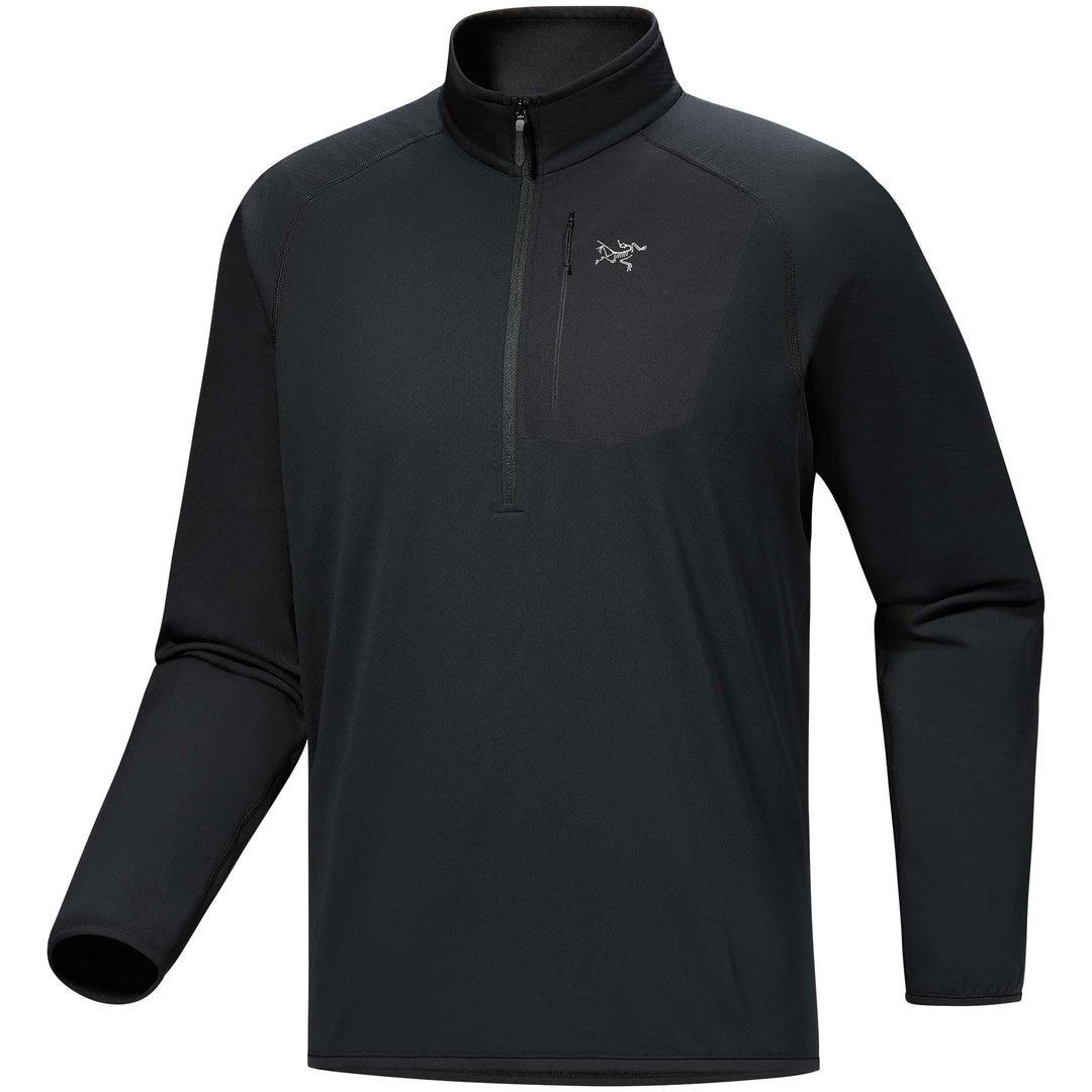 Arcteryx Delta 1/2 Zip Top - Men's in Black