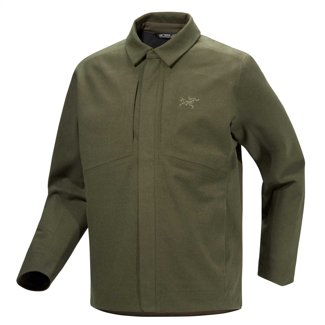 Arcteryx Sawyer Wool Overshirt - Men's in Tatsu Heather