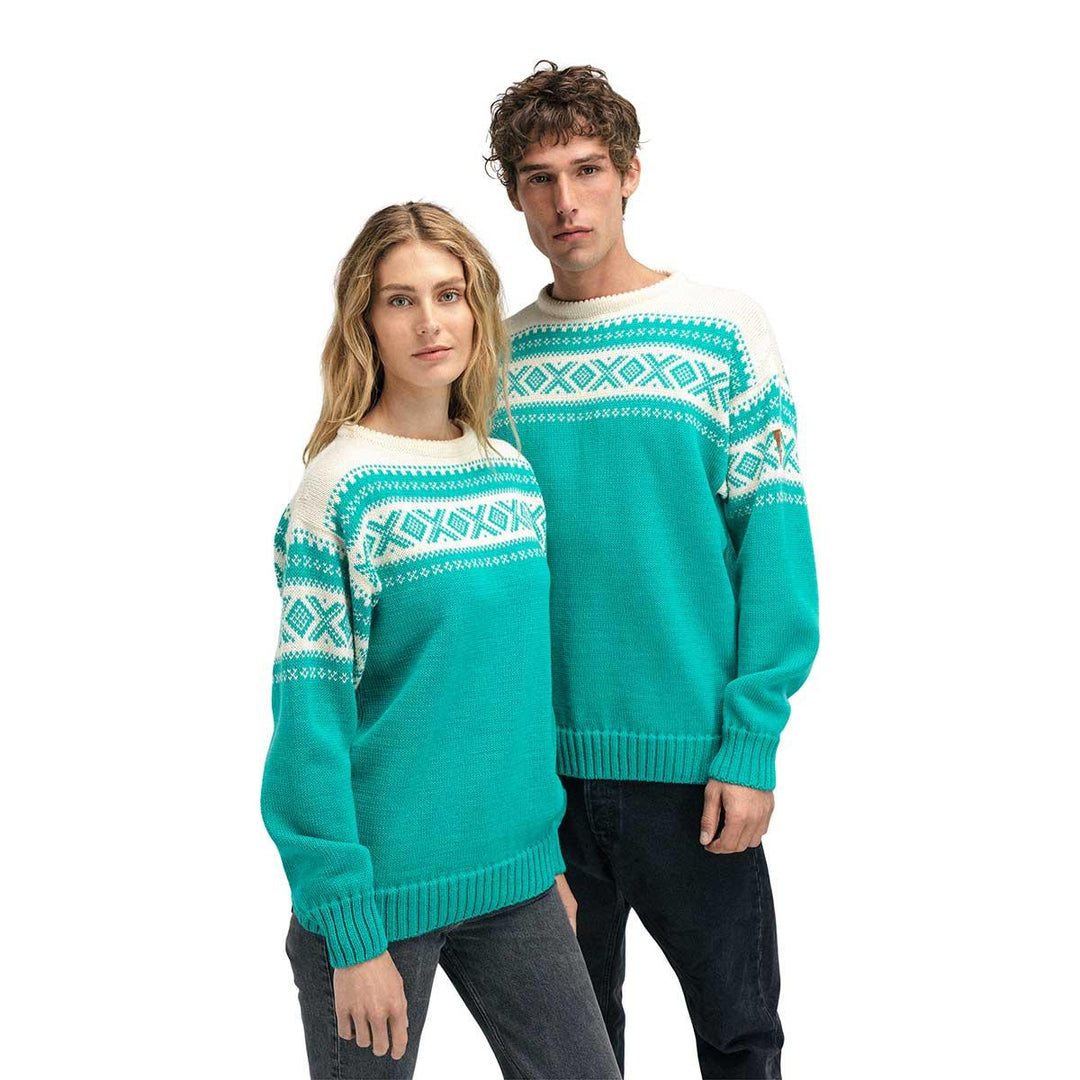 Dale of Norway Cortina 1956 Sweater in Peacock Off White