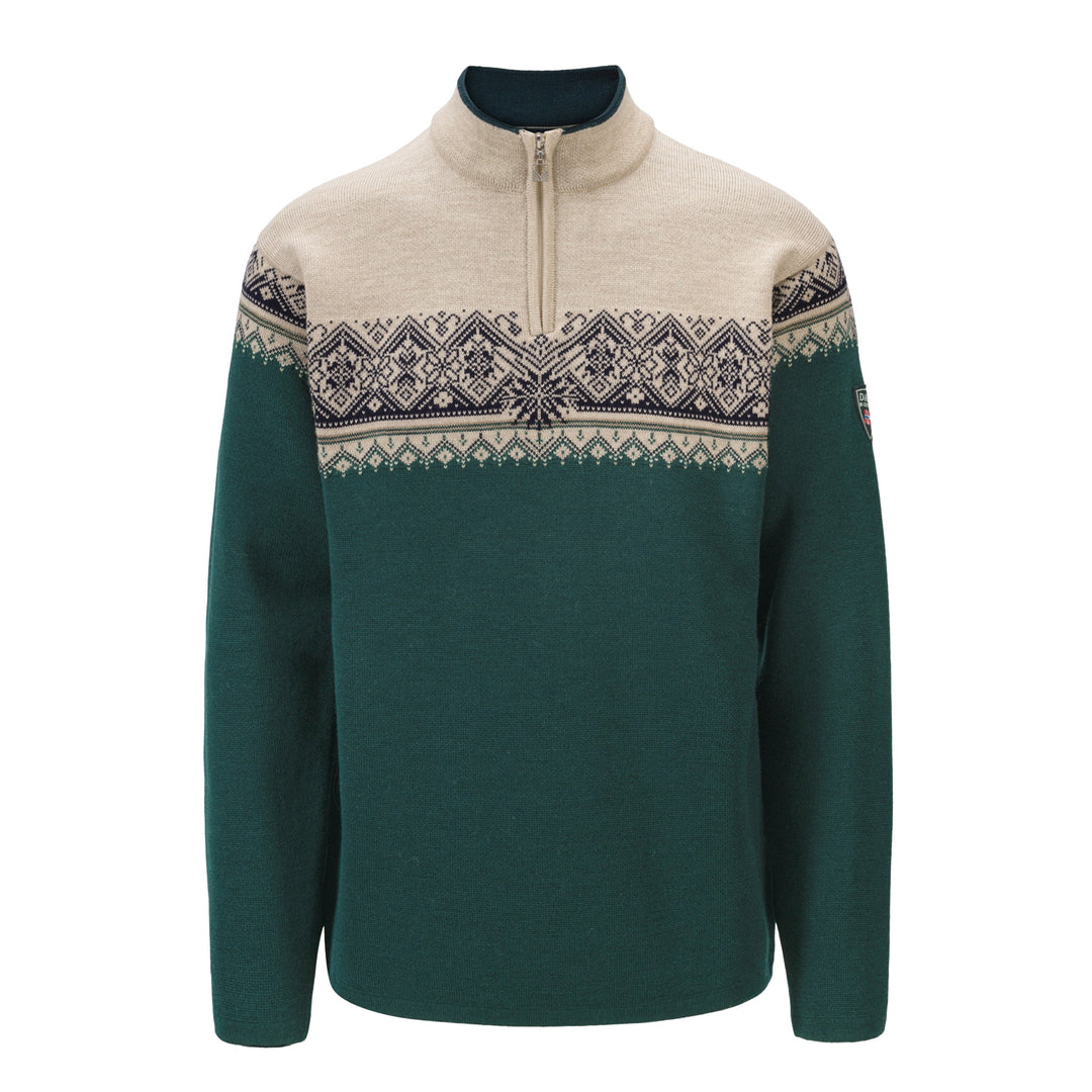 Dale of Norway Moritz Sweater Men's in Pine Green Sand Mel Marine