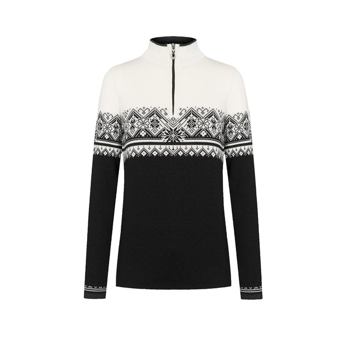 Dale of Norway Moritz Sweater Women's in Black White Dark Charcoal