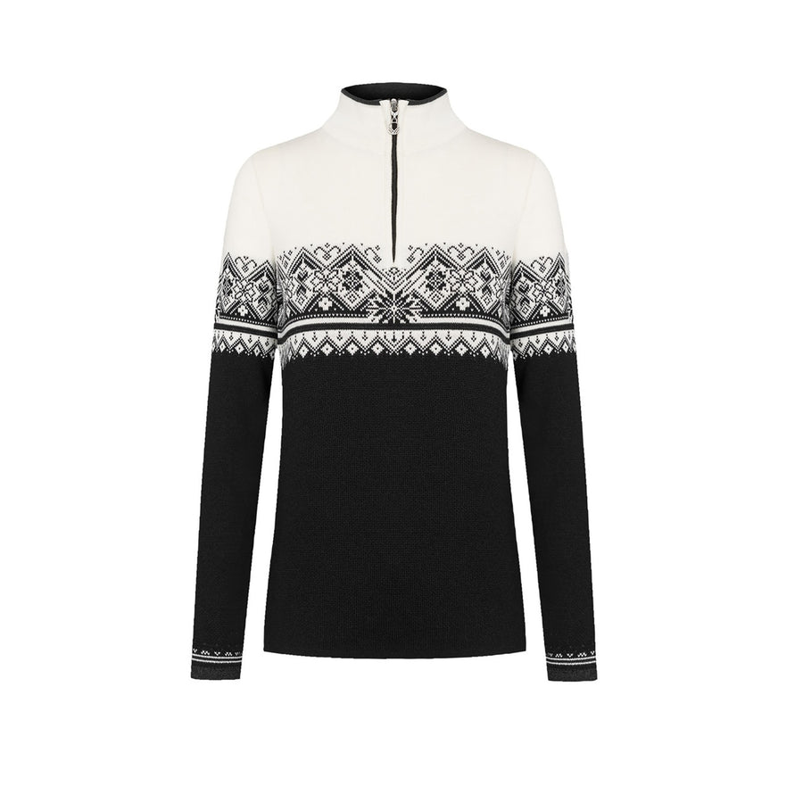 Dale of Norway Moritz Sweater Women's in Black White Dark Charcoal