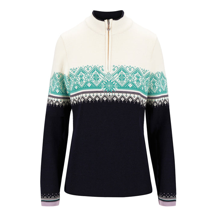 Dale of Norway Moritz Sweater Women's in Marine Offwhite Peacock