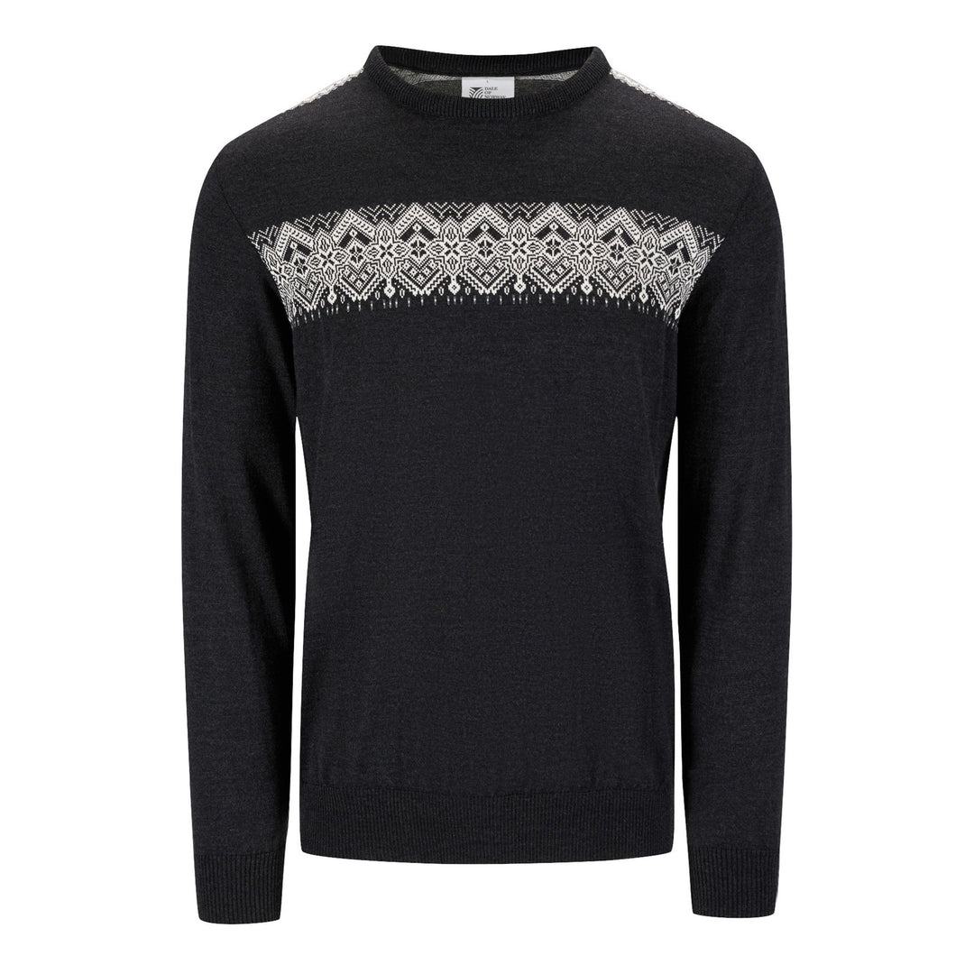 Dale of Norway Stenberg Sweater Men's in Dark Charcoal and Off White