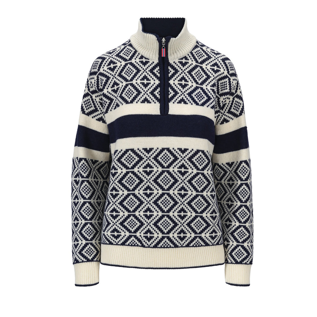 Dale of Norway Team Norway Cortina Sweater Women's in Navy and Off White