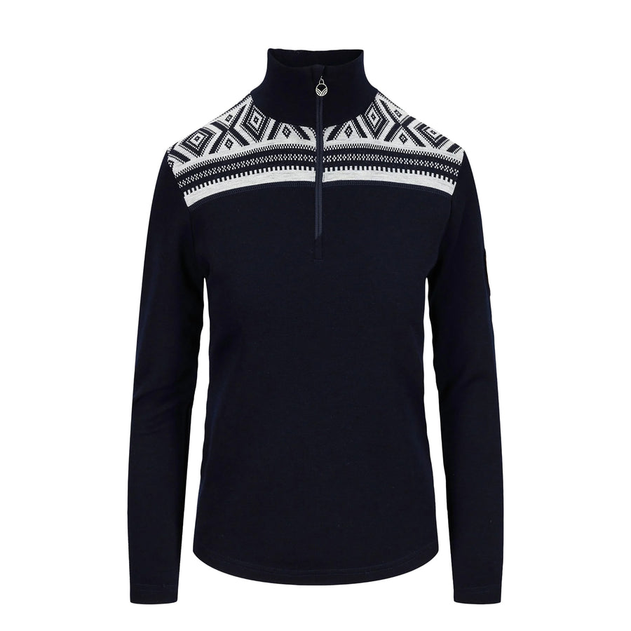 Dale of Norway Cortina Basic Sweater Womens' in Navy and Off White