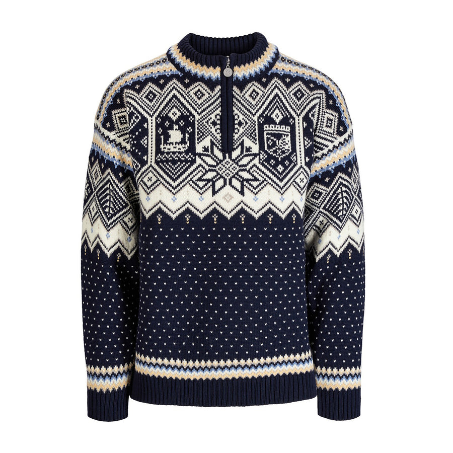 Dale of Norway VM Trondheim Sweater Men's in Navy Off White Sand Mel