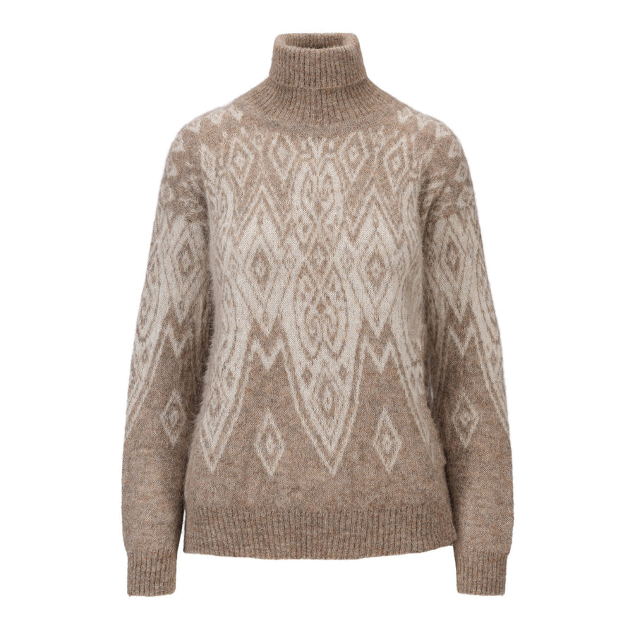 Dale of Norway Falun Alpa Sweater - Womens' in Natural Beige Off White