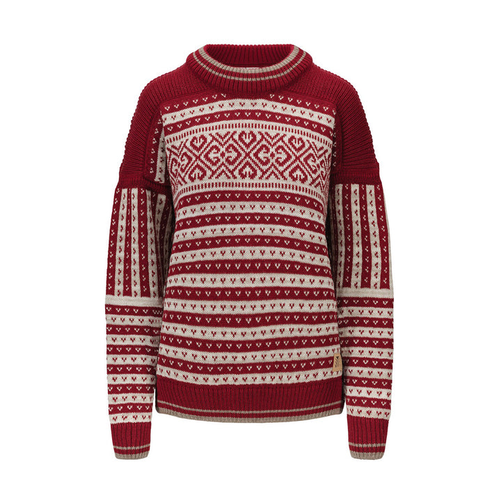 Dale of Norway Ramberg Sweater Women's in Redrose Mountainstone Sand Mel