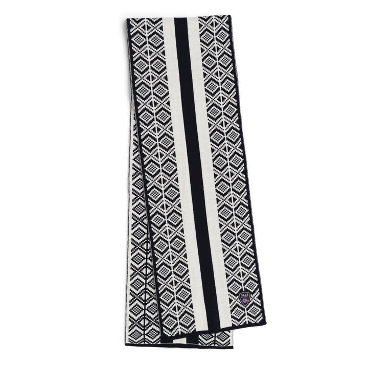 Dale of Norway Kvitegga Scarf in Navy and Off White