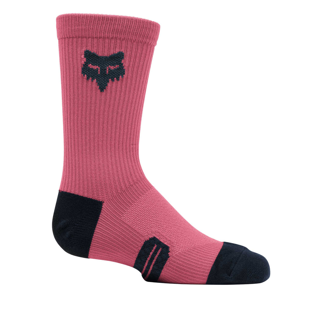 Fox Head 6" Ranger Crew Sock  Kids' in Dark Pink