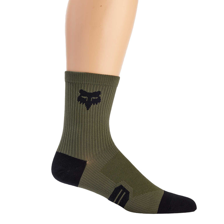 Fox Head 6" Ranger Sock Men's in Olive Green