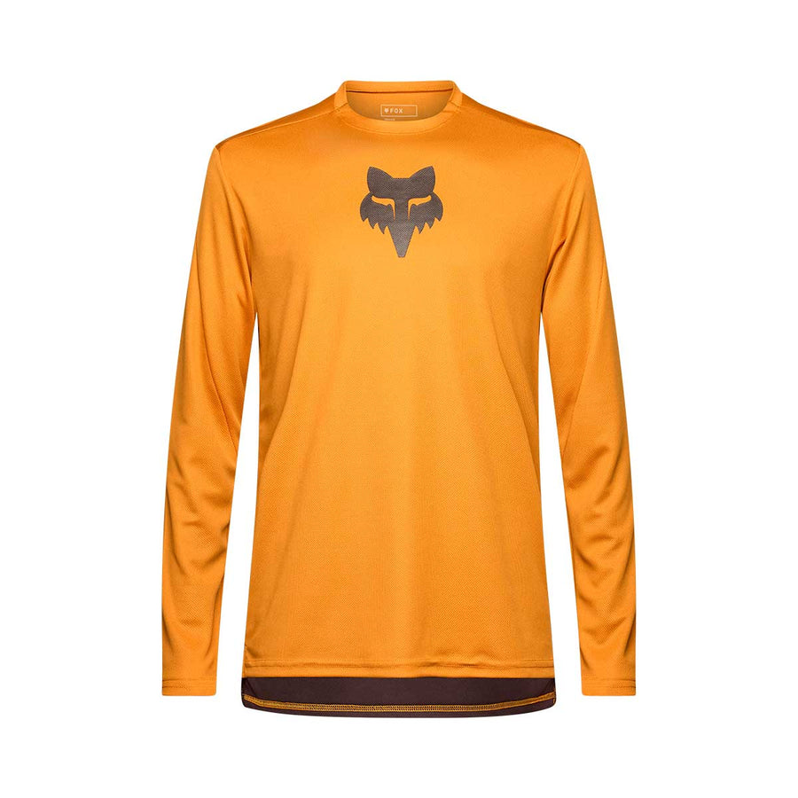 Fox Ranger Fox Head Long Sleeve Jersey Men's in Caramel