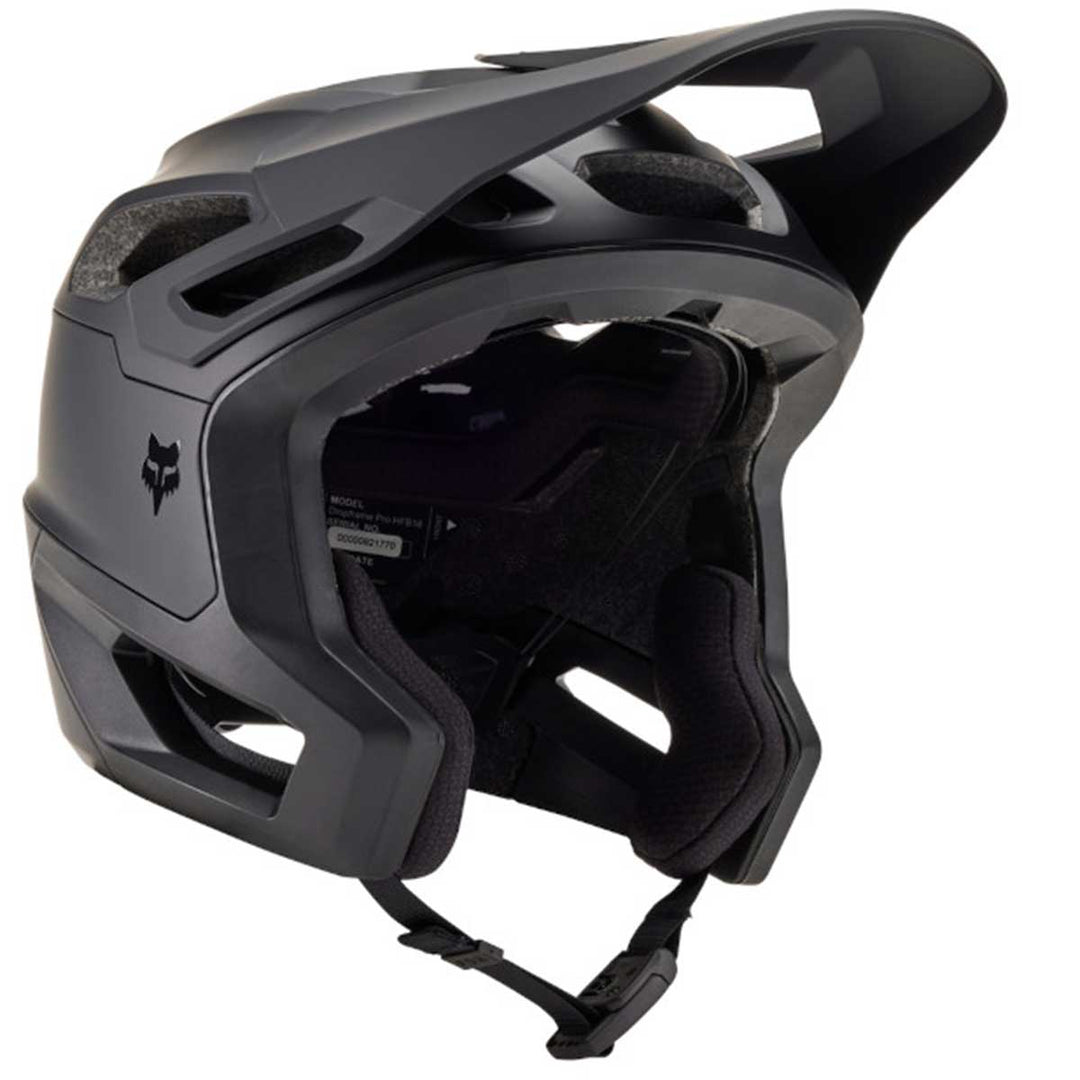 Fox DropFrame Pro Helmet in Matte Black