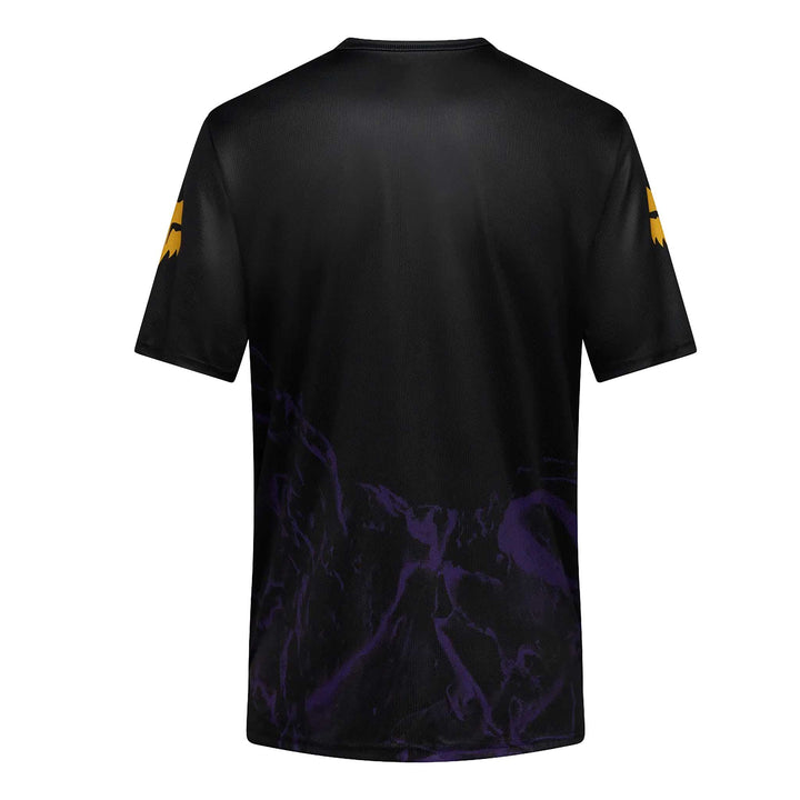 Fox Head Ranger Image Print Short Sleeve Jersey Kids in Plum