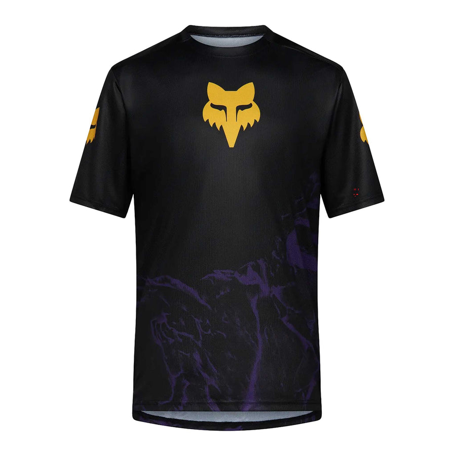 Fox Head Ranger Image Print Short Sleeve Jersey Men's in Plum
