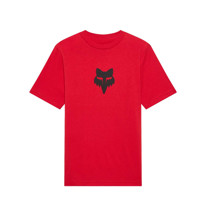 Fox Head Short Sleeve Tee Kids' in Medium Red