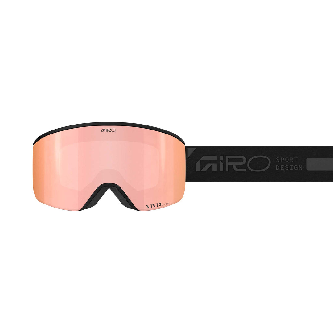 Giro Ella Goggle With Bonus Lens in Black-Rails-Rose-Gold-with-Vivid-Rose