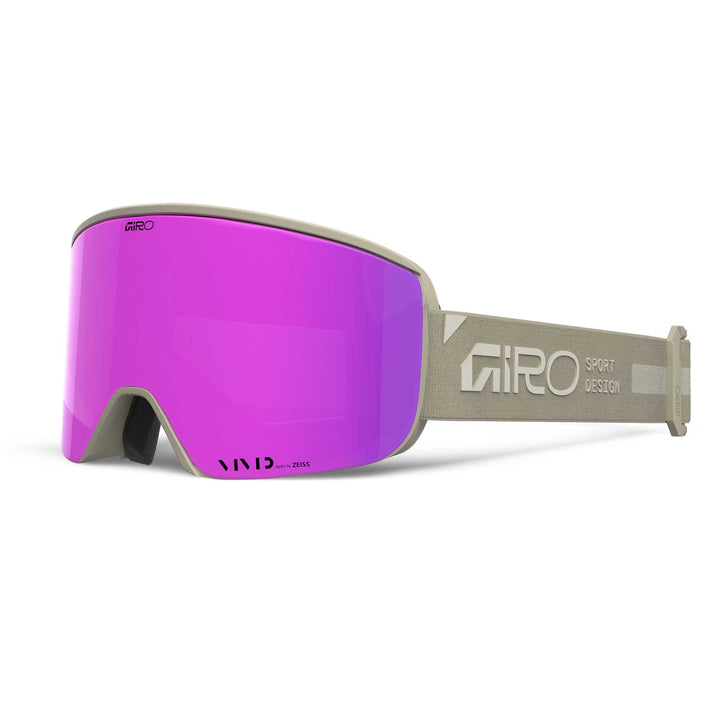 Giro Ella Goggle With Bonus Lens in Stone-Tan-Rails-Pink-with-Vivid-Pink