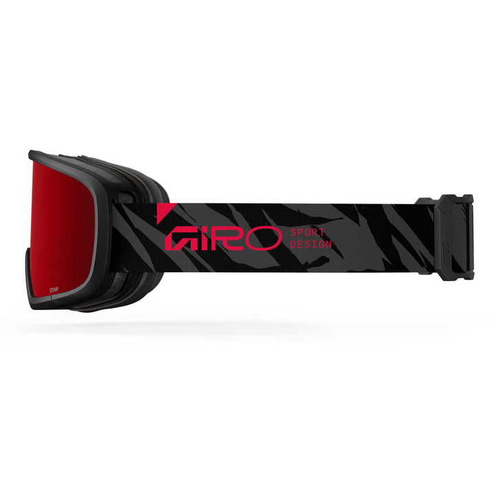 Giro Stomp Goggles - Kids' in Black-Rush-Scarlet-with-Amber