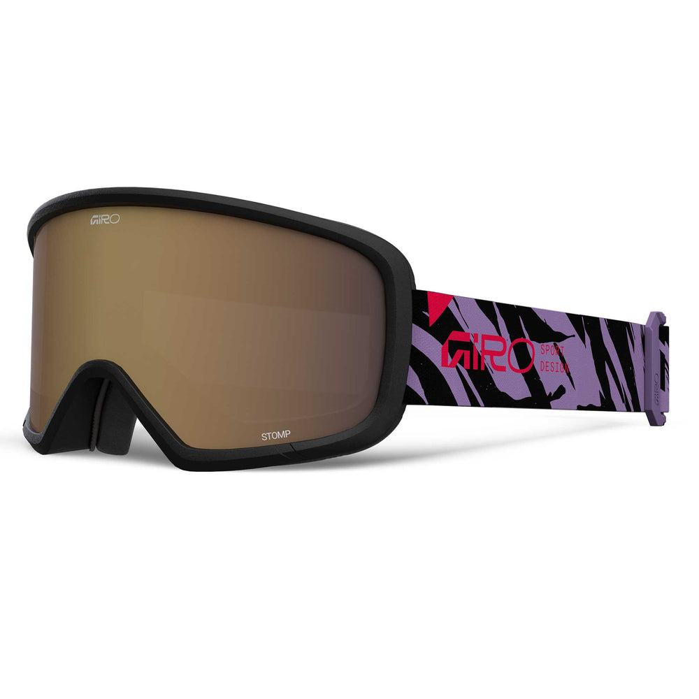 Giro Stomp Goggles - Kids' in Mauve-Purple-Rush-Pnik-with-Amber-Pink