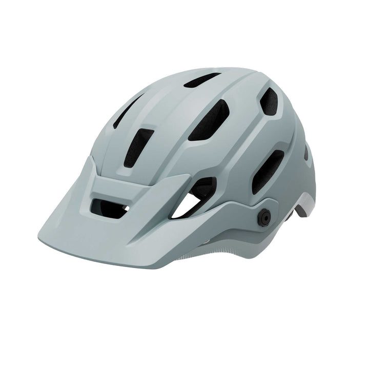 Giro Source MIPS mountain bike helmet in Matte Sky Blue Pulse, featuring extended rear coverage, large ventilation channels, an adjustable visor, and integrated MIPS technology for added protection on trail rides.