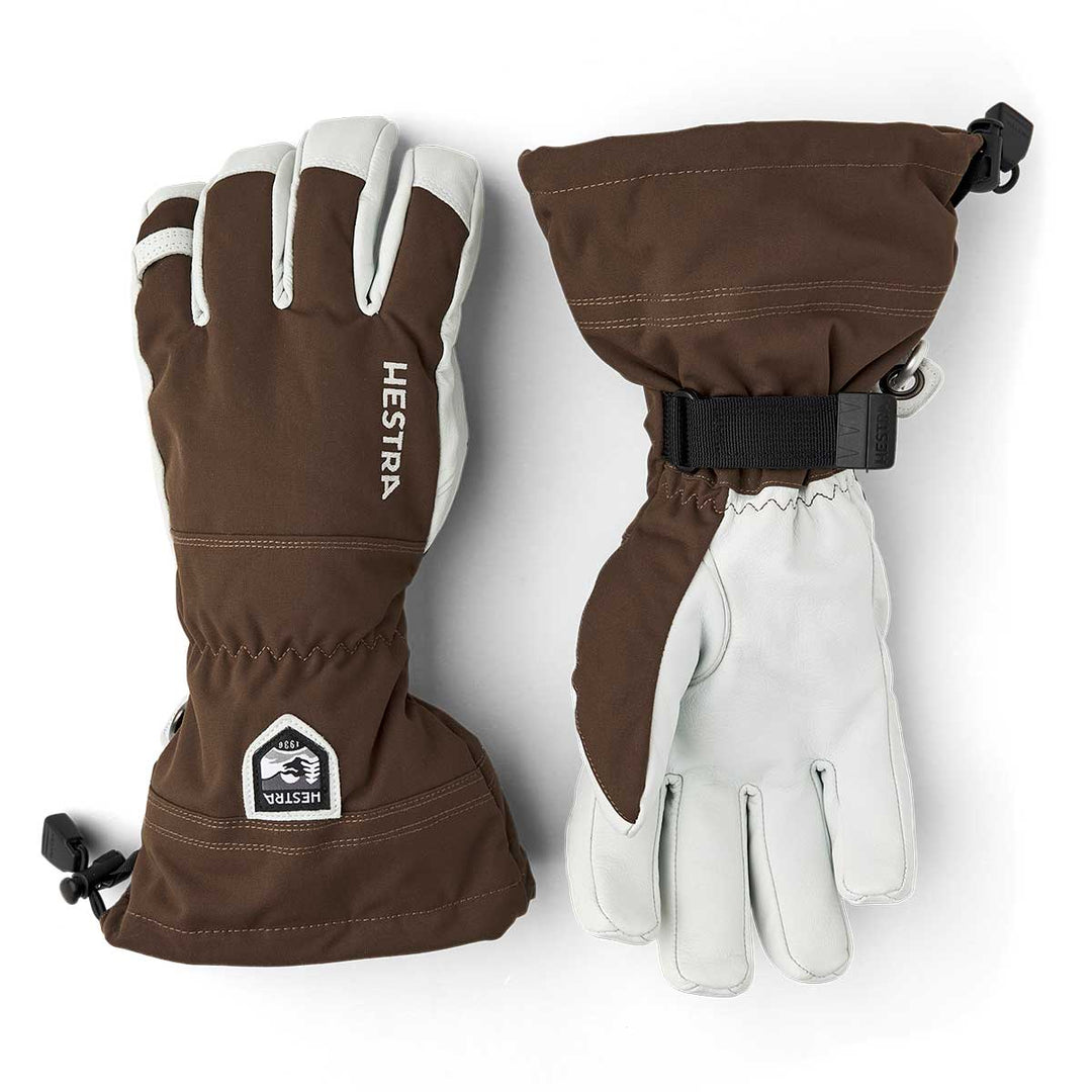 Hestra Army Leather Heli Glove in Espresso