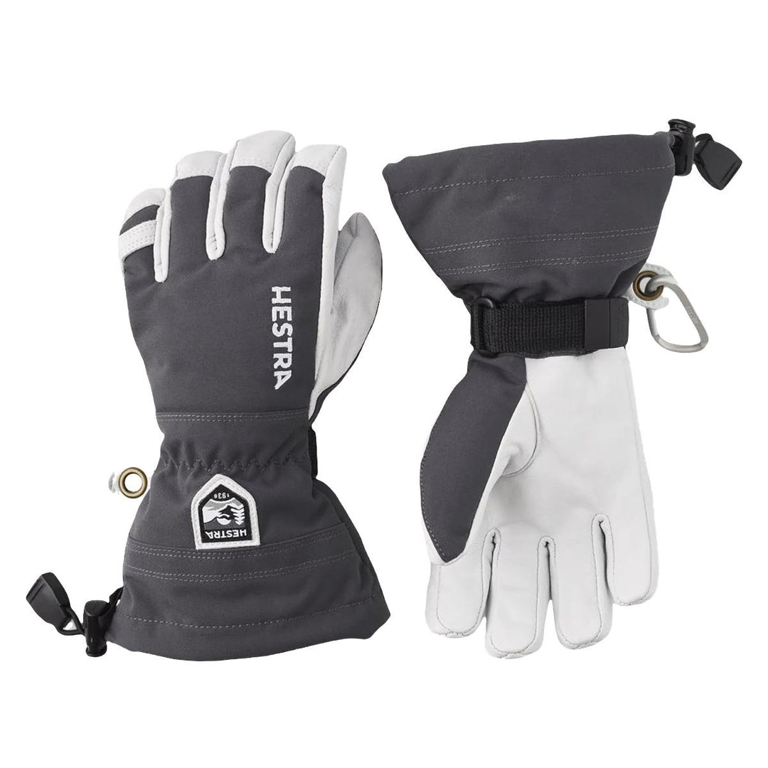 Hestra Army Leather Heli Glove in Grey