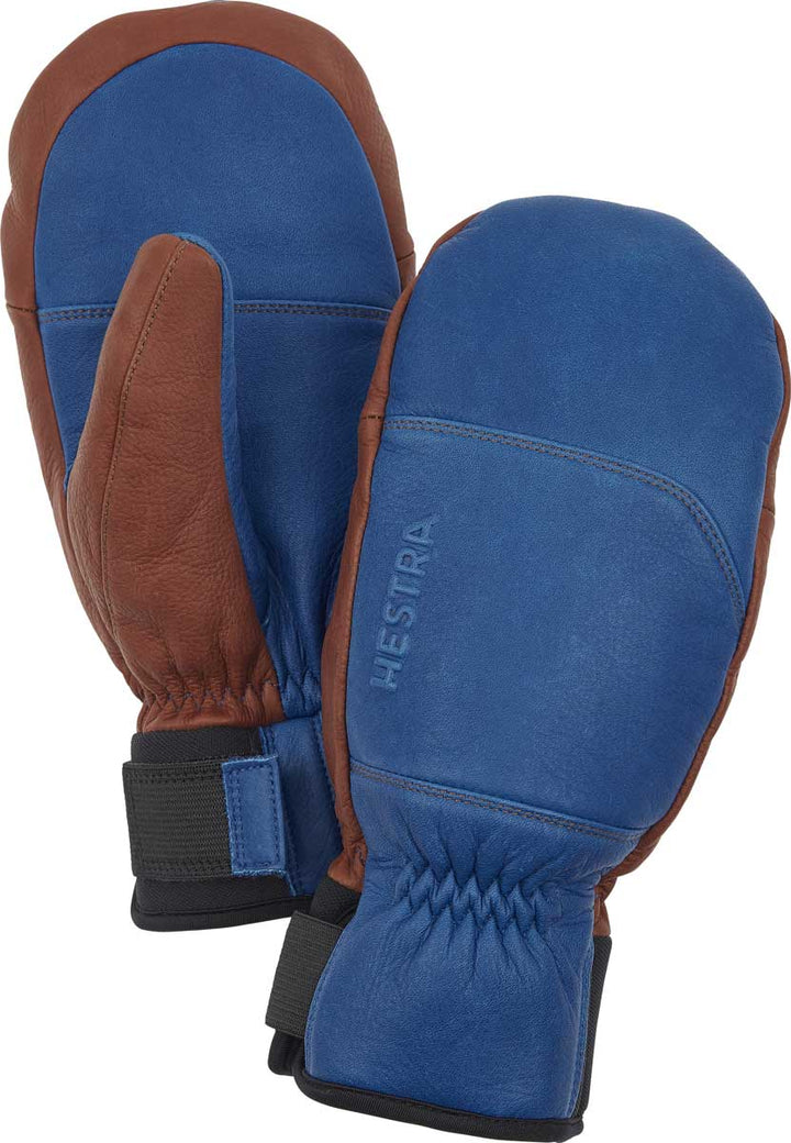 Hestra Omni Mitt in Royal Blue and Brown