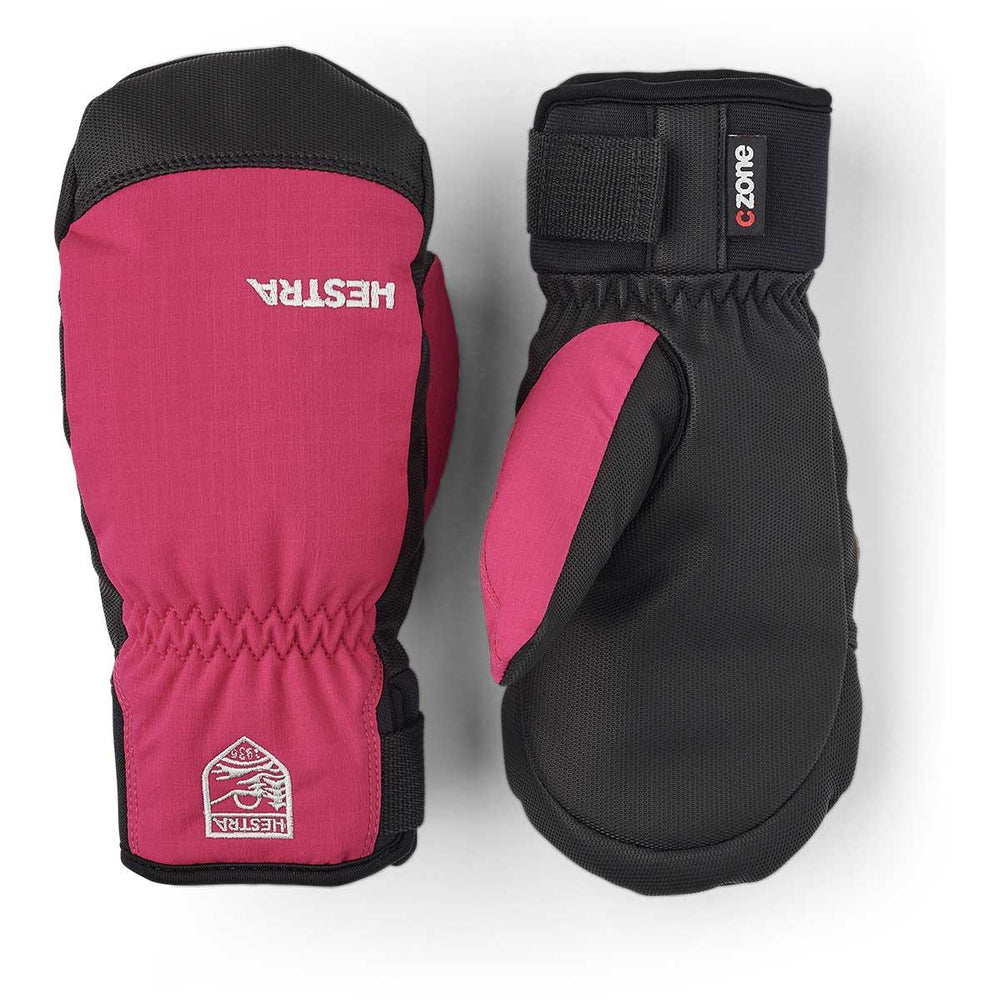 Hestra Ferox Primaloft Mitt Kids' in Pink