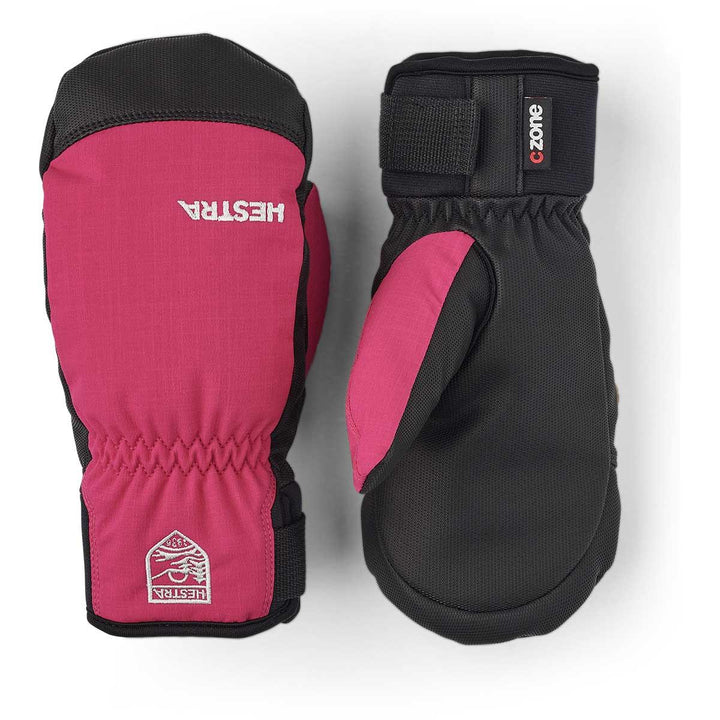 Hestra Ferox Primaloft Mitt Kids' in Pink