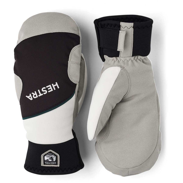Hestra Comfort Tracker Mitten in Black and Ivory