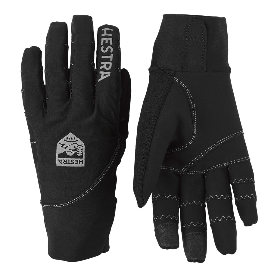 Hestra Ergo Grip Race Cut Glove in Black and Black