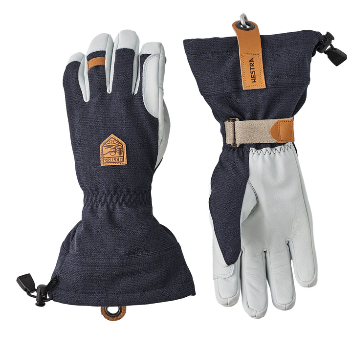 Hestra Army Leather Patrol Gauntlet Glove in Navy