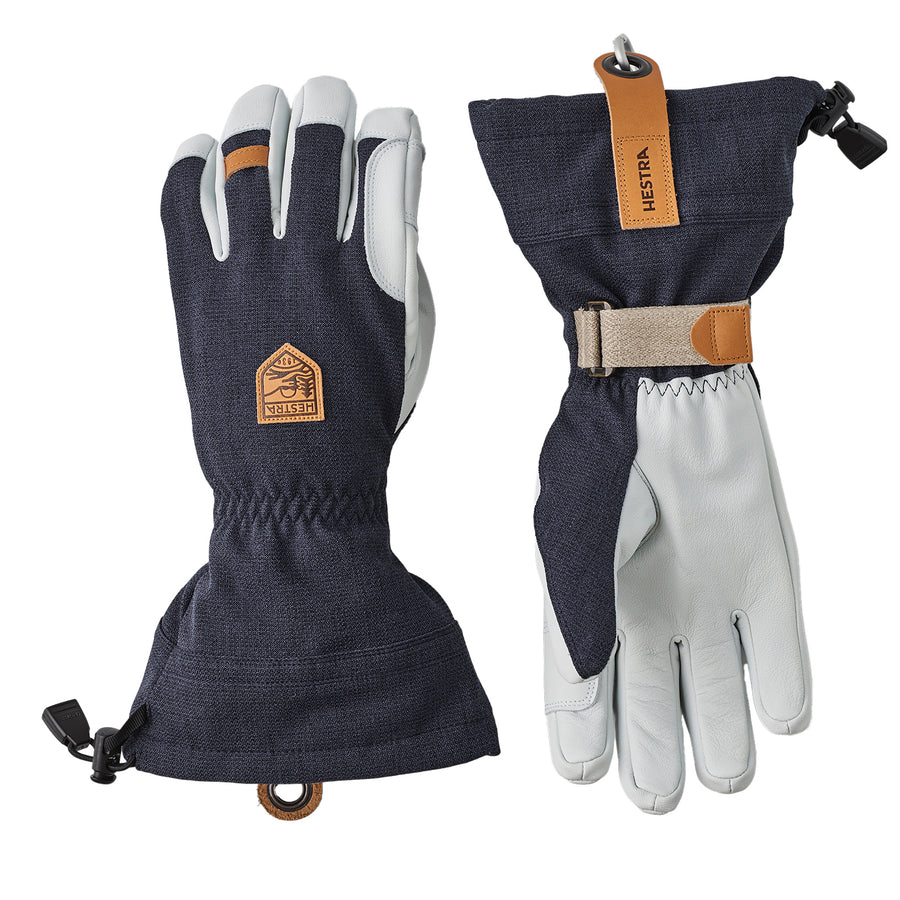Hestra Army Leather Patrol Gauntlet Glove in Navy