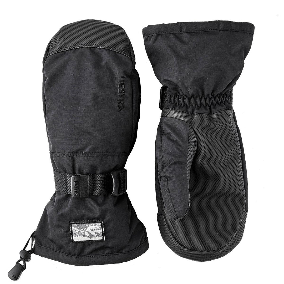 Hestra Gauntlet Sr Mitten in Black and Black