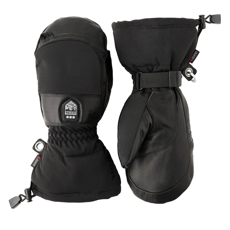 Hestra Heater Gauntlet Mitt in Black