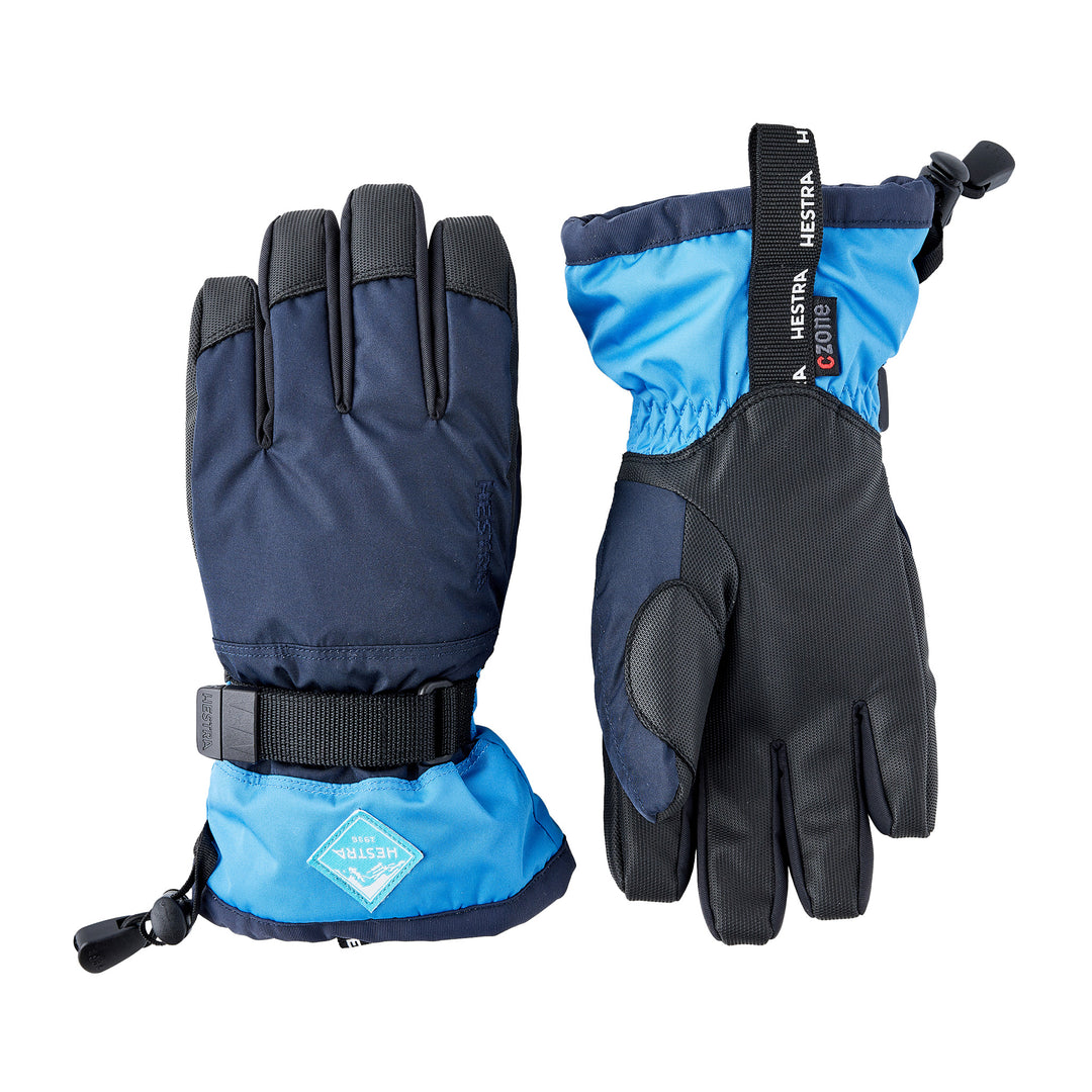 Hestra Gauntlet CZone Glove Kids' in Navy and Blue