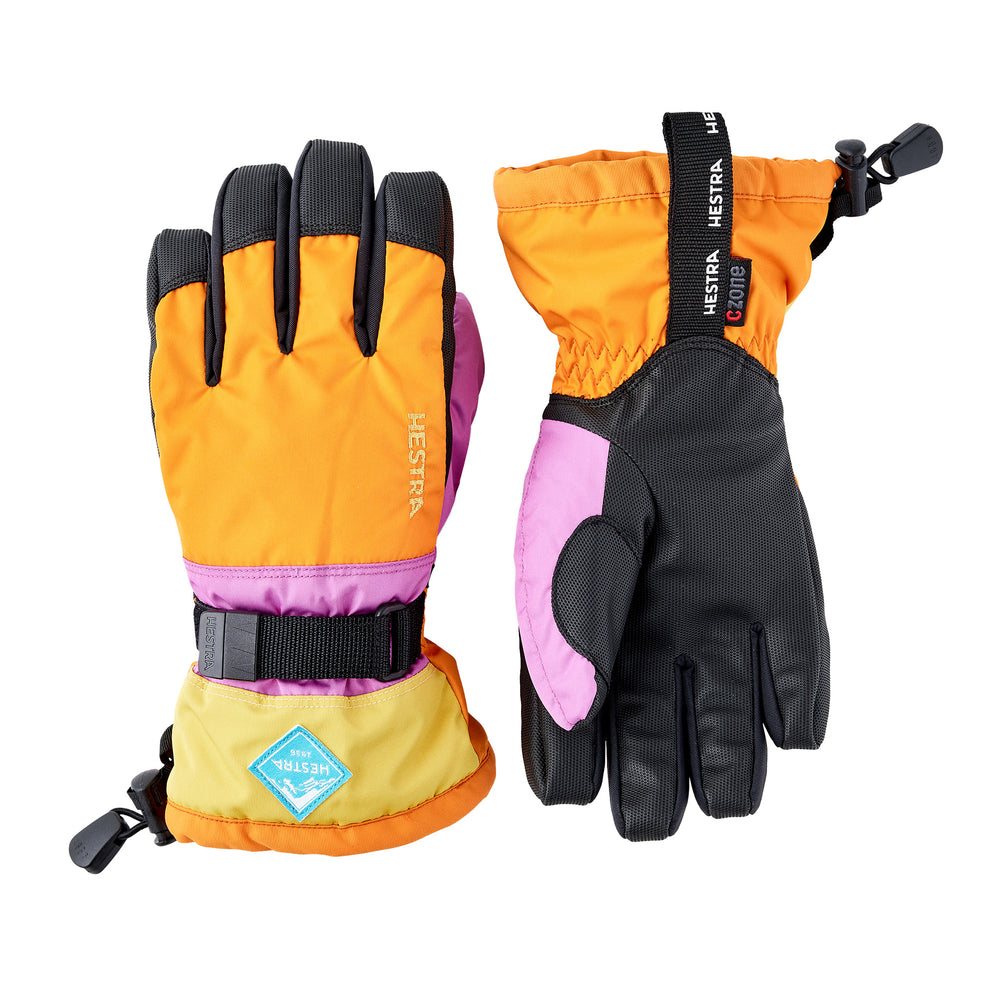 Hestra Gauntlet CZone Glove Kids' in Orange Multi