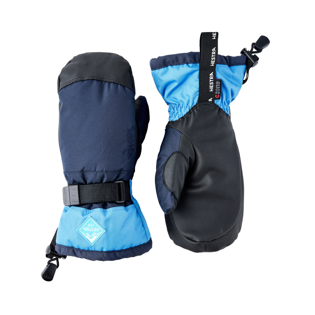Hestra Gauntlet CZone Mitten Kids' in Navy and Blue
