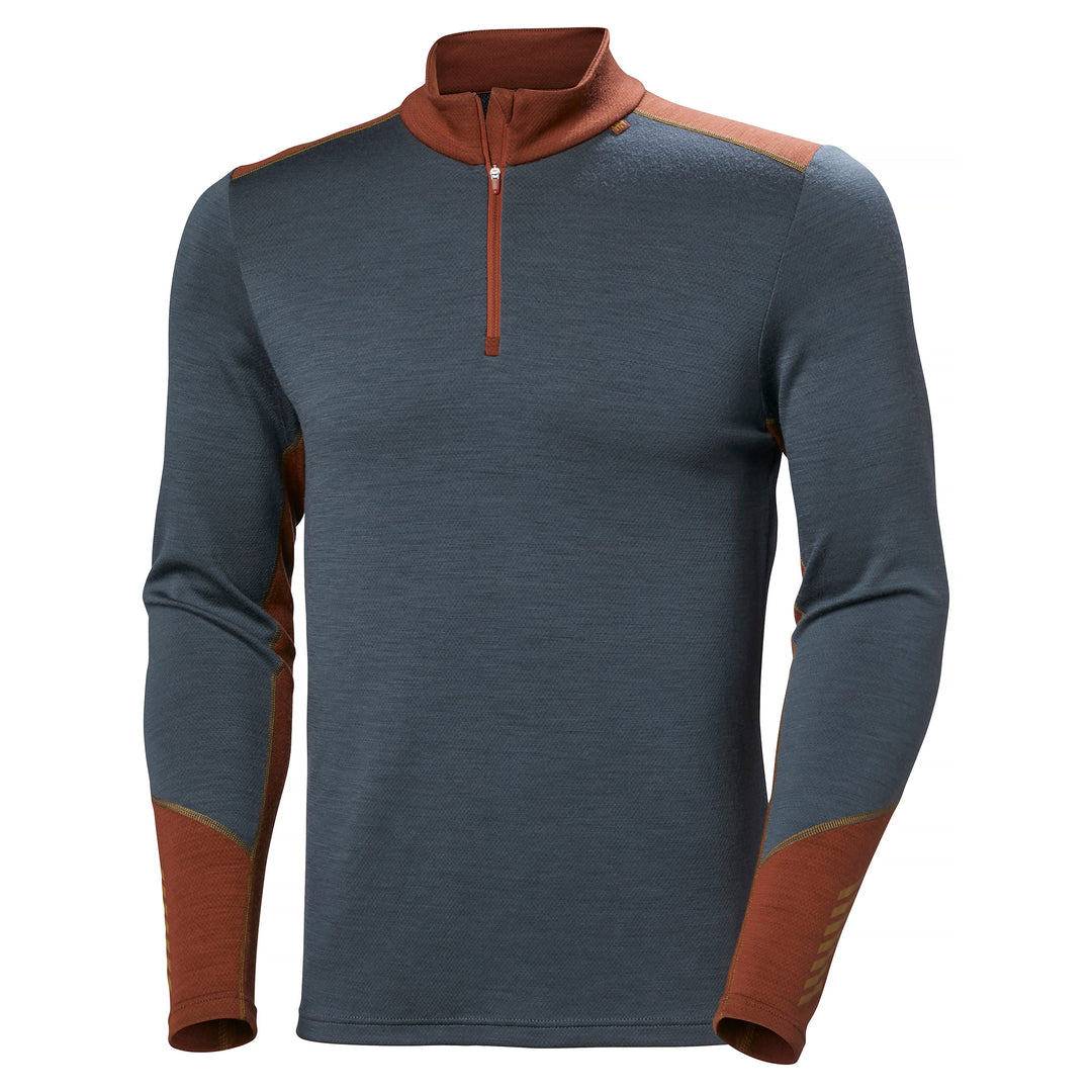 Helly Hansen Lifa Merino Midweight 1/2 Zip Top Men's in Alpine Frost