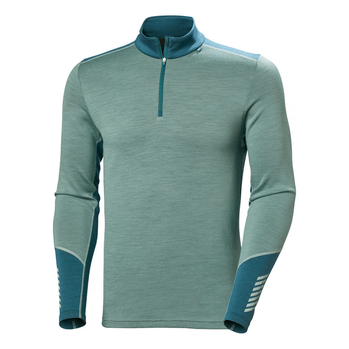 Helly Hansen Lifa Merino Midweight 1/2 Zip Top Men's in Cactus