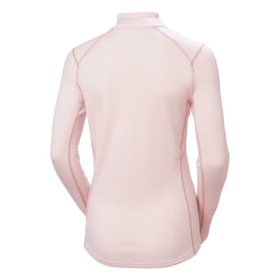 Helly Hansen Lifa Merino Midweight Graphic 1/2 Zip Top Women's in Pink Tint Nordic Rose AOP