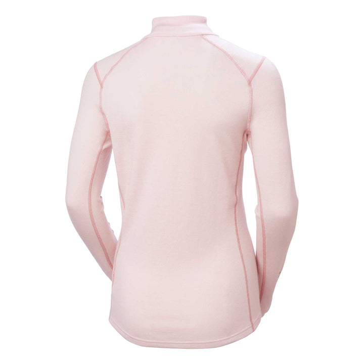 Helly Hansen Lifa Merino Midweight Graphic 1/2 Zip Top Women's in Pink Tint Nordic Rose AOP