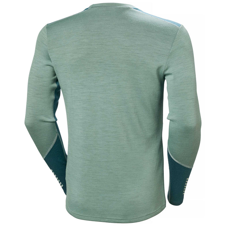 Helly Hansen Lifa Merino Midweight Crew Top Men's in Cactus